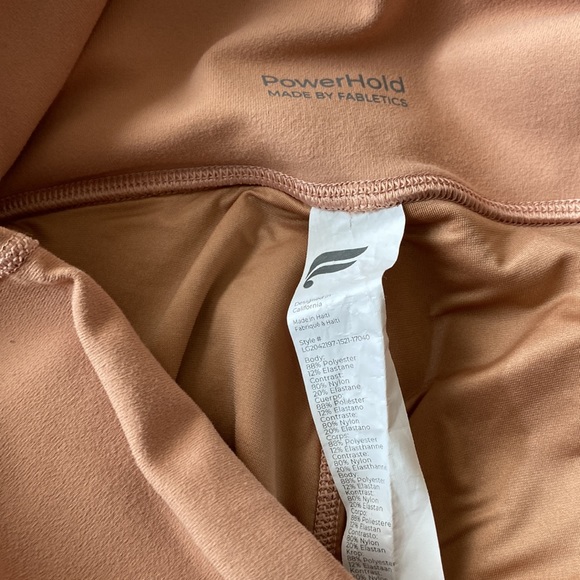 Fabletics Power Hole, Size M, Tan - Picture 3 of 4